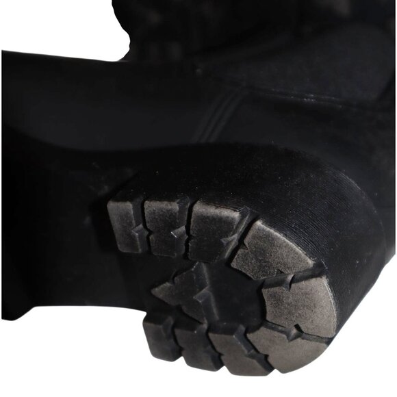 Jeffrey Campbell Matte Black Chelsea Rain Boots Grunge Minimal Streetwear - Picture 5 of 8